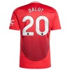 Officiële Voetbalshirt Manchester United Dalot 20 Thuis 2024-25 - Heren